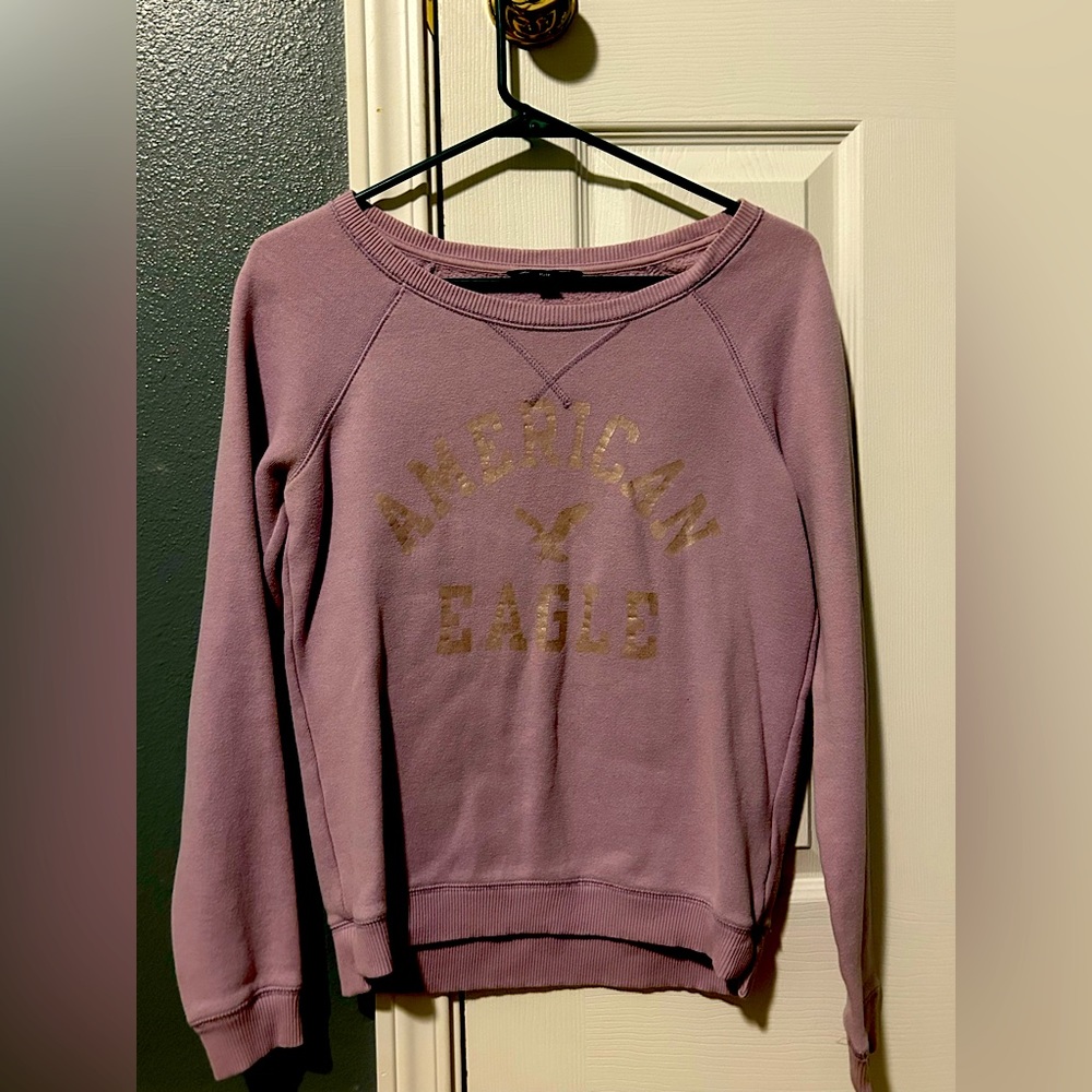 Light Purple American Eagle Crewneck